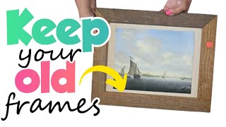 BRILLIANT DIY Crafts Using Old Picture Frames