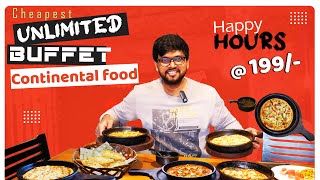 Cheapest Unlimited buffet in Hyderabad | 199/- Only | Best buffet in Hyderabad | US Pizza Hyderabad