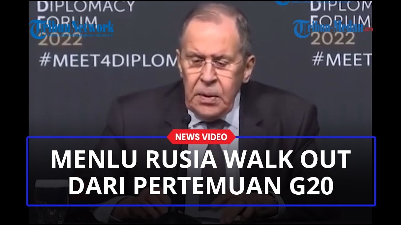 Menlu Rusia Walk Out Dari Pertemuan G20 Di Bali Lantaran Negara-negara ...