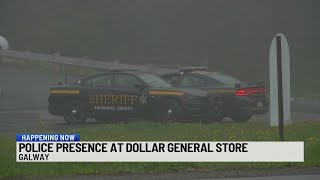 Police presence at Dollar General in Galway