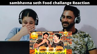 Sambhavna Seth Vlog Reaction |sambhavna seth Food challange Reaction | Food challange Reaction| Vlog