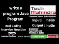 Real Java Coding Interview Question : Java String Reverse Vowel Substitution | Coding Challenge