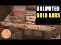 Red Dead Redemption 2 - The Only GOLD BAR GLITCH That Still Works  - Story Mode - Unlimited