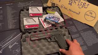 📣M1911 A1 ប្រភេទហ្គាសCO2ប្រើគ្រាប់សំណរ4.5លី កំលាំងខ្លាំងងាយស្រួលកាន់លេង😛