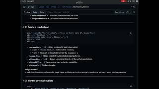 Residual Analysis - Python | Coding Lab | Statistics Lab