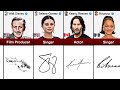 incredible and interesting famous people signatures