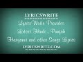 LyricsWrite : Provide All Languages Songs Lyrics