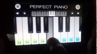 kal ho Na Ho (har ghadi badal) Simple Mobile piano tutorial