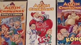 My Alvin And The Chipmunks VHS Tape Collection