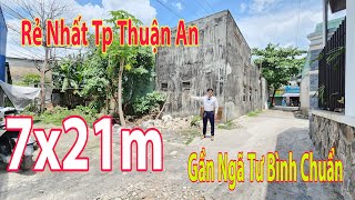 Bán Đất Bình Dương Tp Thuận An, Đường Bình Chuẩn 58, 7x21m, Xây Dựng Tự Do