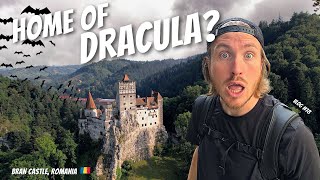 The DRACULA CASTLE: Bran Castle in TRANSYLVANIA! [Bran Romania]