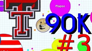 Agar.io Gameplay Part #3 90K (90.000) Score