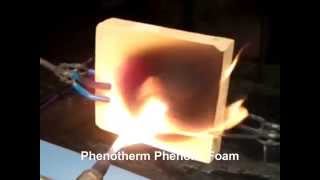 Bakelite Hylam's Phenotherm Phenolic Foam Fire Test