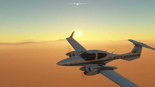 Low IFR into KLAX | COWS DA42