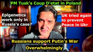 Putin's W@r gets high public support. Coup attempt in Poland. UK tried to prevent Peace in Ukr Again