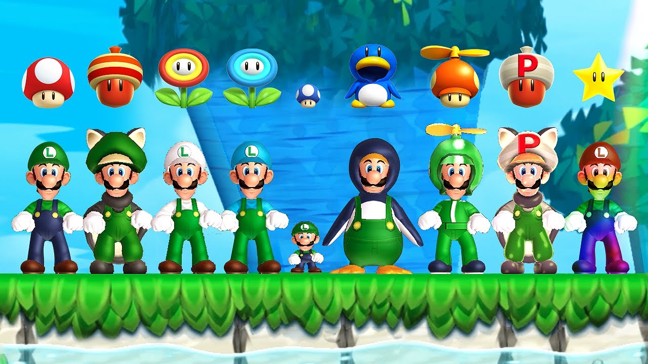 All New Super Mario Bros Power-Ups