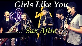 Maroon 5 - Girls Like You ft. Cardi B (SAX AFIRE)