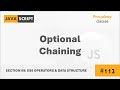 #112 Optional Chaining | ES6 Operators & Data Structures | A Complete Modern JavaScript Course
