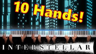 Interstellar Main Theme with 10 hands on the piano!