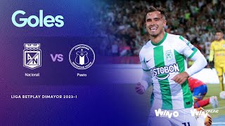 Nacional vs. Pasto (goles) | Liga BetPlay Dimayor 2023-I | Cuadrangulares - Fecha 6