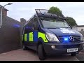 Warwickshire Police | Operational Policing Unit | Mercedes-Benz Sprinter | Blue light demo