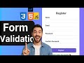 JavaScript Form Validation Made Easy | Beginner Tutorial