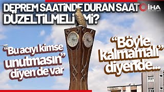 Adıyaman'da Kentin Simgesi... Saat Kulesi'ndeki Saatler 04.17'de Durdu