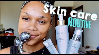 My Skin Care Routine for dry skin/ NovAge skincare products review*soothing| South African YouTuber