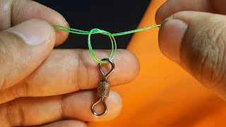 Palomar knot, the best fishing knot and easy to make #fishingknot #fishinghook #fishinghack