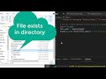 How to check if file exists in directory in python