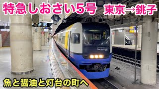 【車窓】特急しおさい5号 東京→銚子 総武本線 See Japan by train “Ltd.Express SHIOSAI no.5 for Choshi”