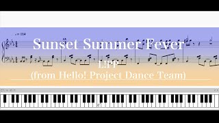 L!PP 「Sunset Summer Fever」【ピアノソロ楽譜】