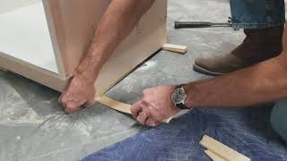 Using wood shims 1