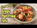 CRISPY PAN-FRIED TOFU - CHINESE TAKEOUT!! （脆皮豆腐做法）