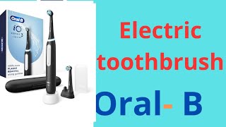 Oral-B iO Deep Clean Rechargeable Electric Powered Toothbrush, Black with iO Series 3 Limited,