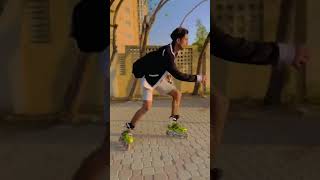 Over Speed Skating 😳 #sameerskater #shorts #inline #1m #2023
