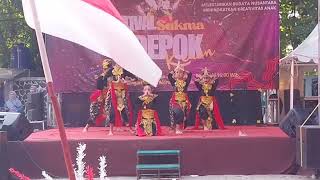 Sriaji Budaya Depok di Festival Sukma & Depok Keren 2024 (Tari kreasi Tradisional)