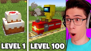 Testing Minecraft Build Hacks From Level 1 to Level 100