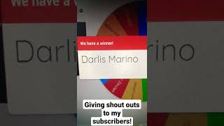 Giving shoutouts! Sub to @darlismarino8128 and me to be in the next shoutout! #viral #shorts