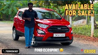 2020 Ford ecosport Sale !! Tn33Cars Good mileage , Good Safety , SUV