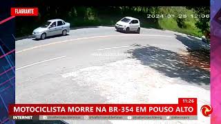 Motociclista morre após batida em Pouso Alto