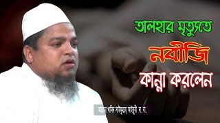 শিশু তালহার মৃত্যুতে নবীজির কান্না | Allama Khaled Saifullah Ayubi | Bangla Waz 2019