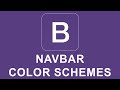Bootstrap 4 Tutorial 37 - Navbar Color Schemes