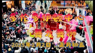 #多伦多伊顿中心#舞龙舞狮庆新春Traditional #lion dance,#dragon dance, #Lunar New Year Toronto#Eaton Centre!#新年快樂