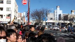 2018年 箱根駅伝 鶴見中継所の風景(繰り上げスタート)