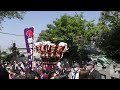 2022年５月５日 枚岡小太鼓祭り額田小太鼓台