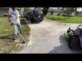 I SAVED this young MOM from a OVERGROWN CITY VIOLATION! [She Needed HELP with her NEGLECTED yard]