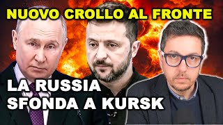 Nuovo CROLLO al FRONTE | PUTIN: A KURSK L’ESERCITO RUSSO SFONDA IL CONFINE UCRAINO