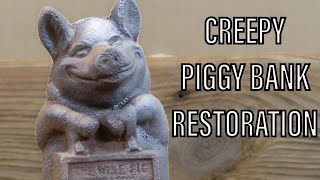 CREEPY Piggy Bank RESTORATION | Doesn’t Go As Planned [4]