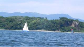 初夏の浜名湖のセイリング風景２０１０